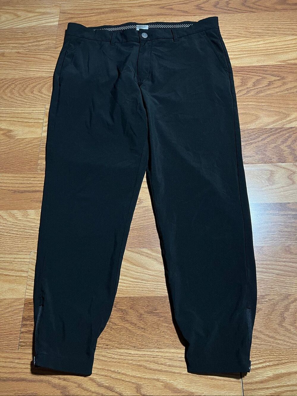 Primo Men's Black Golf Stretch Performance Jogger Pants 36 Short